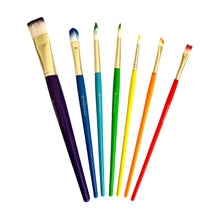 Load image into Gallery viewer, Rainbow Brush Set