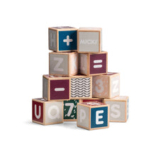 Load image into Gallery viewer, Micki Letters and Numbers Blocks in a stack
