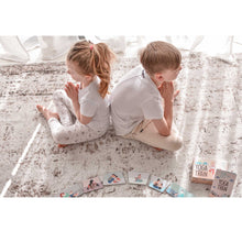 Load image into Gallery viewer, Yogi Fun Yoga Train set with children practicing yoga poses 
