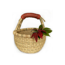 Load image into Gallery viewer, Explorer Basket Natural - Leather handle
