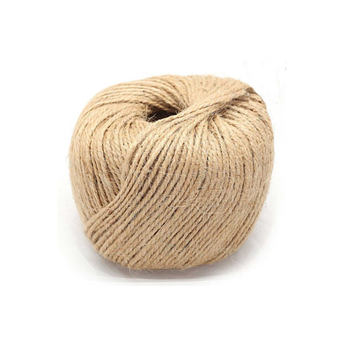 ball of natural coloured jute twine