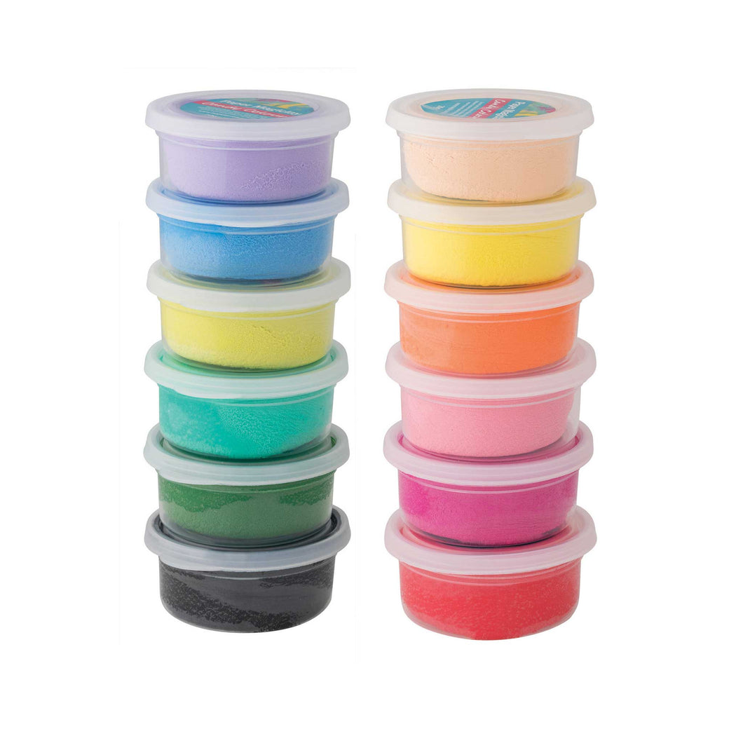 Paper Magiclay in 12 tubs of different colours