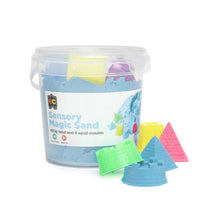 Load image into Gallery viewer,  Sensory Magic Sand with moulds in tub
