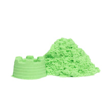 Load image into Gallery viewer, sandcastle of Green Sensory Magic Sand
